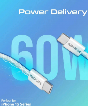 کابل USB-C پرومیت مدل ECOLINE-CC120.WHT طول 1.2 متر