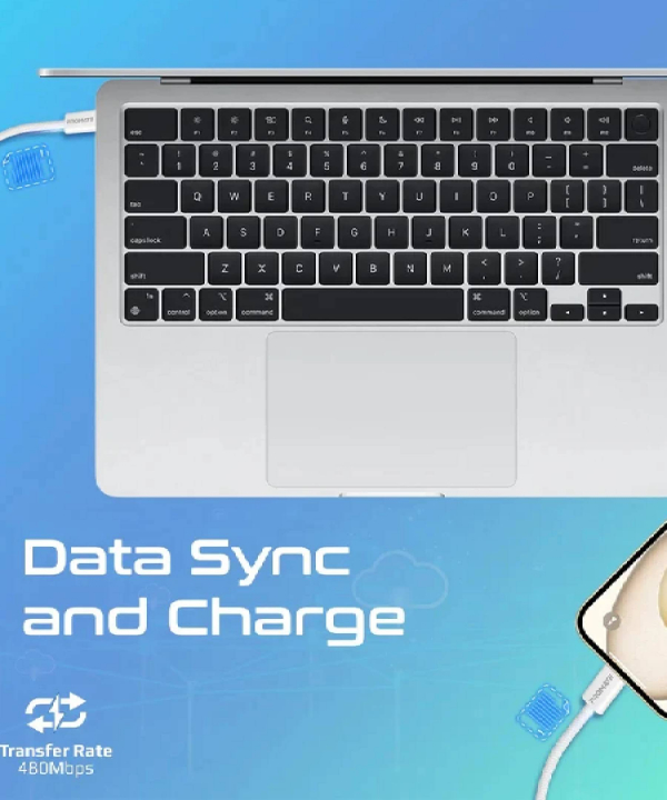 کابل USB-C پرومیت مدل ECOLINE-CC120.WHT طول 1.2 متر