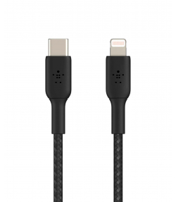 کابل تبدیل USB-C به لایتنینگ بلکین مدل CAA004bt2MBK Fast Charge طول 2 متر