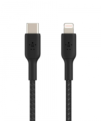 کابل تبدیل USB-C به لایتنینگ بلکین مدل CAA004bt2MBK Fast Charge طول 2 متر