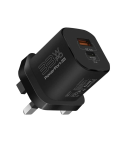 شارژر دیواری 33 وات پرومیت مدل POWERPORT-33.BLK.EU