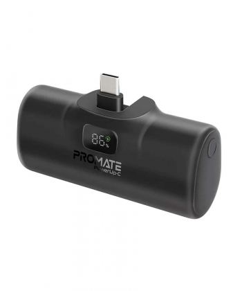 پاوربانک پرومیت مدل POWERUP-C.BLK ظرفیت 5000 میلی آمپرساعت
