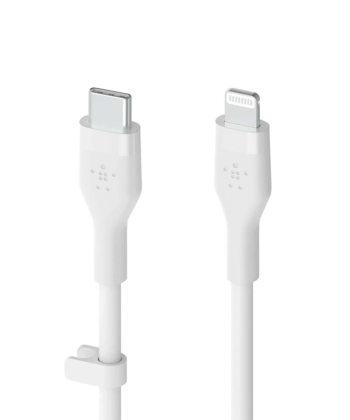 کابل تبدیل USB-C به لایتنینگ بلکین مدل CAA009bt3MWH طول 3 متر