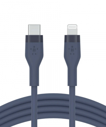 کابل تبدیل USB-C به لایتنینگ بلکین مدل CAA009bt3MBL طول 3 متر