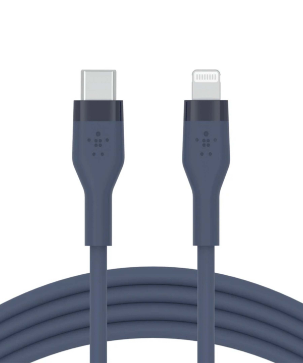کابل تبدیل USB-C به لایتنینگ بلکین مدل CAA009bt1MBL طول 1 متر