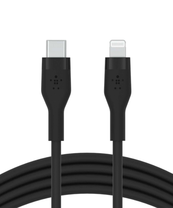 کابل تبدیل USB-C به لایتنینگ بلکین مدل CAA009bt1MBK طول 1 متر