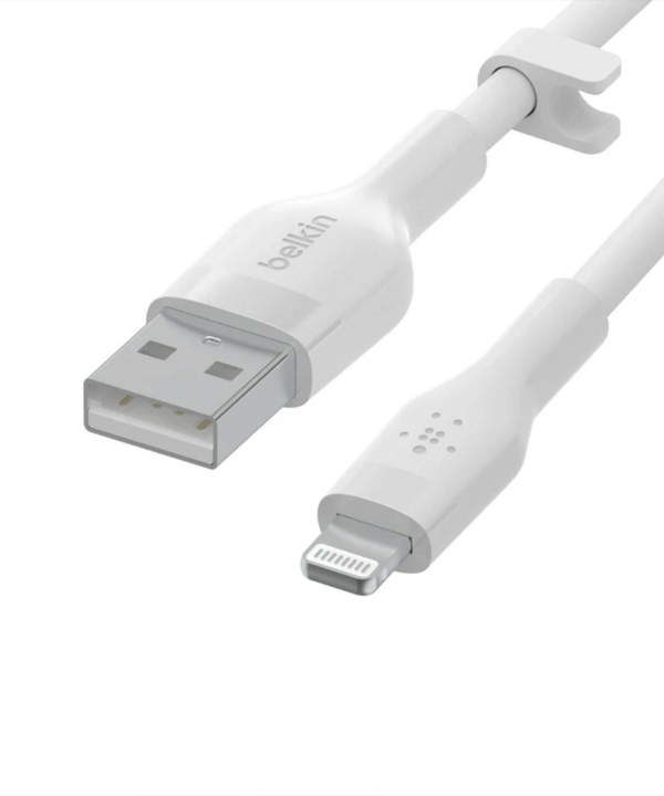 کابل تبدیل USB به لایتنینگ بلکین مدل CAA008bt1MWH طول 1 متر