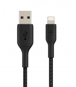 کابل تبدیل لایتنینگ به USB-A بلکین مدل CAA002bt3MBK طول 3 متر