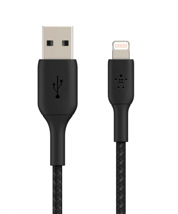 کابل تبدیل لایتنینگ به USB-A بلکین مدل CAA002bt3MBK طول 3 متر