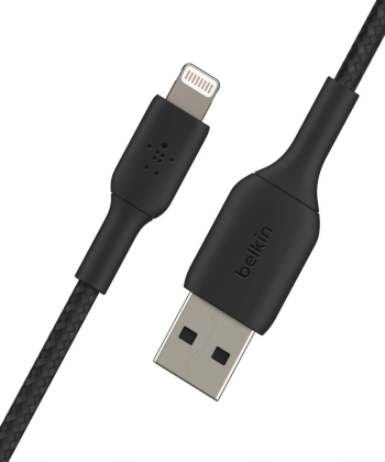 کابل تبدیل لایتنینگ به USB-A بلکین مدل CAA002bt3MBK طول 3 متر