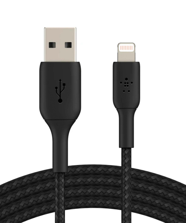 کابل تبدیل لایتنینگ به USB-A بلکین مدل CAA002bt3MBK طول 3 متر