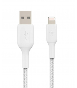 کابل  تبدیل لایتنینگ به USB-A بلکین مدل CAA002bt3MWH طول 3 متر