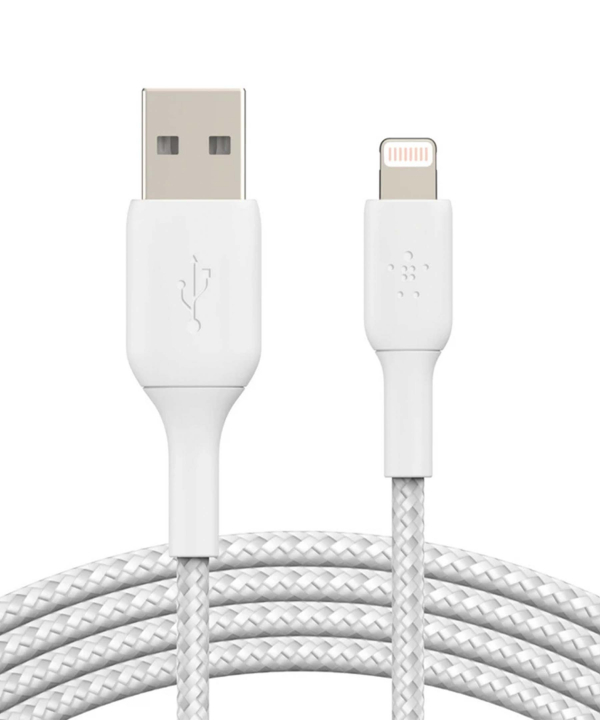 کابل  تبدیل لایتنینگ به USB-A بلکین مدل CAA002bt3MWH طول 3 متر