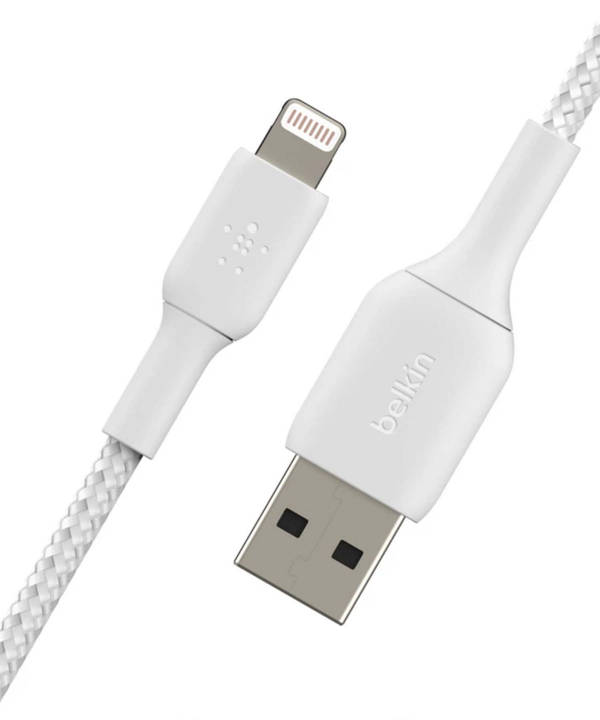 کابل  تبدیل لایتنینگ به USB-A بلکین مدل CAA002bt3MWH طول 3 متر