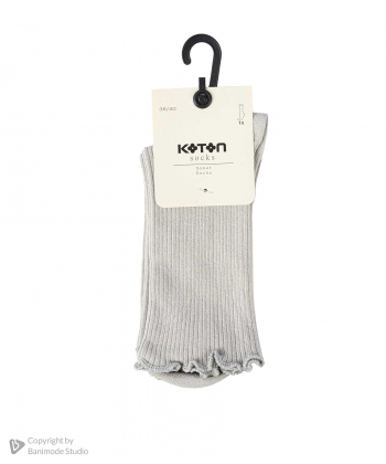 جوراب ساق بلند زنانه کوتون Koton کد 5WAK80069AA