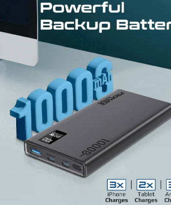 پاوربانک پرومیت مدل BOLT-10PD ظرفیت 10000 میلی آمپر ساعت