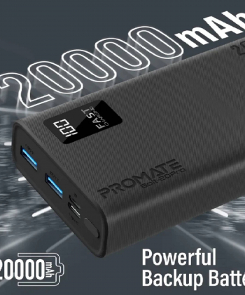پاوربانک پرومیت مدل BOLT-20PD ظرفیت 20000 میلی آمپر ساعت