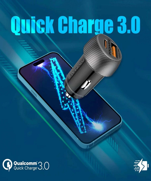 شارژر فندکی 33 وات پرومیت مدل DRIVEGEAR-PD33