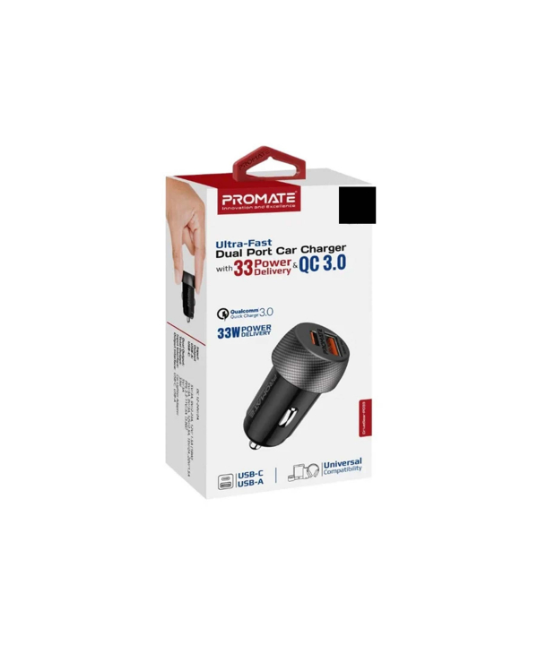 شارژر فندکی 33 وات پرومیت مدل DRIVEGEAR-PD33