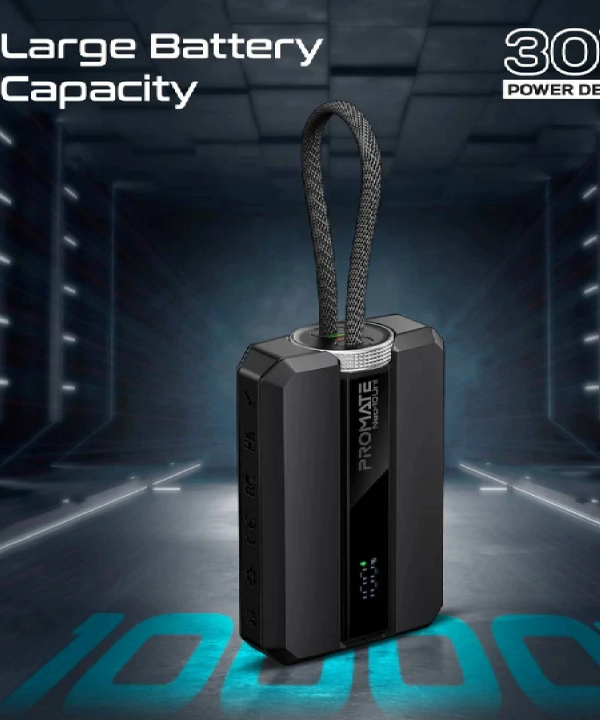 پاوربانک پرومیت مدل NEO-10UNI.BLK  ظرفیت 10000 میلی‌آمپرساعت