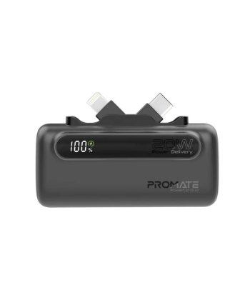 پاوربانک پرومیت مدل POWERUP-DUO  ظرفیت 5000 میلی آمپرساعت