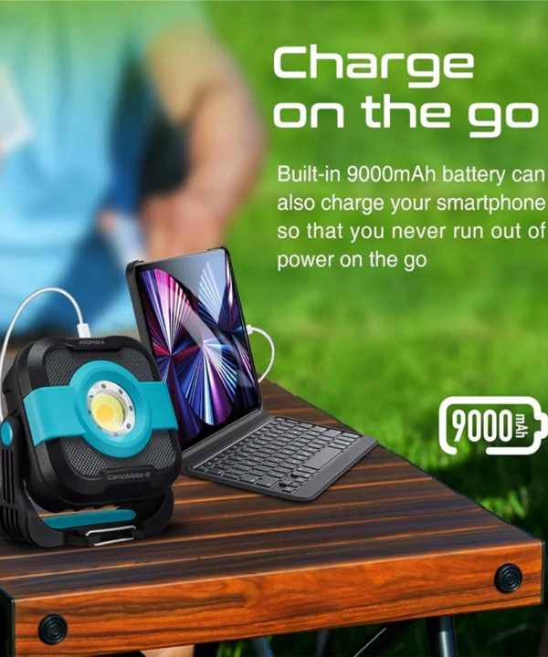 پاوربانک پرومیت مدل CAMPMATE-3 ظرفیت 9000 میلی‌آمپرساعت