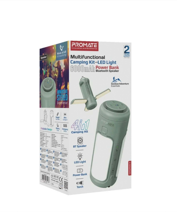 اسپیکر بلوتوثی پرومیت مدل CAMPMATE-4
