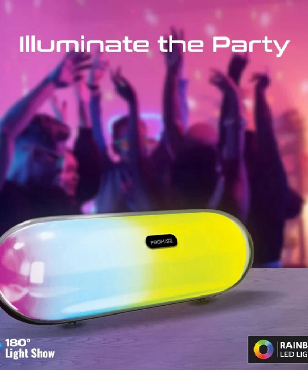 اسپیکر بلوتوثی قابل حمل پرومیت مدل LUMIBAR
