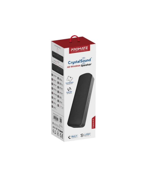 اسپیکر بلوتوثی قابل حمل پرومیت مدل CAPSULE-2.BLK