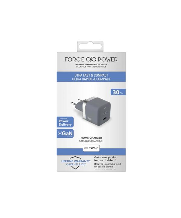 شارژر دیواری فورس مدل FPCS30WGANCG USB-C PD