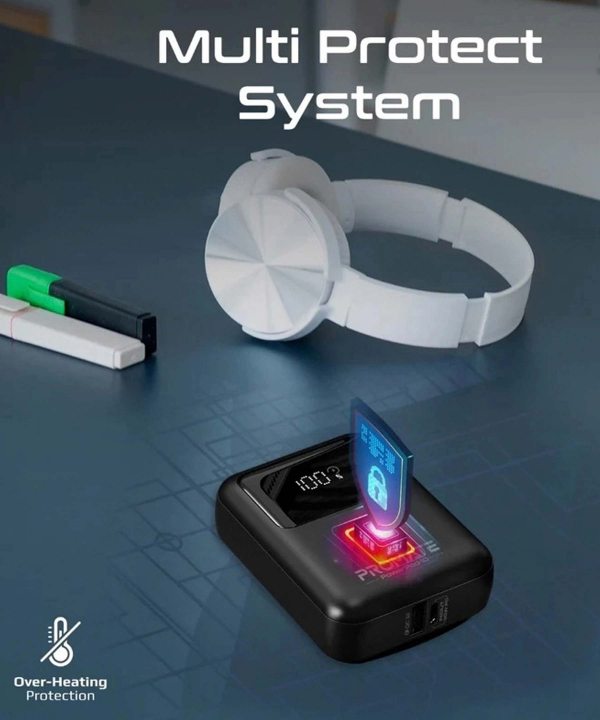 پاوربانک پرومیت مدل POWERPOD-10.BLK ظرفیت ????? میلی‌آمپرساعت