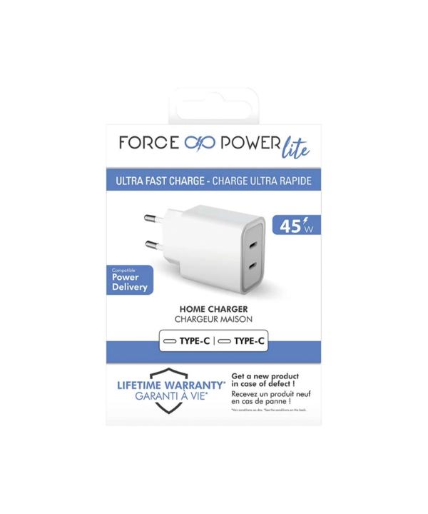 شارژر دیواری فورس مدل FPLICS2CC45WPDW