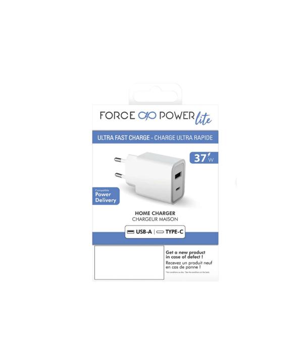 شارژر دیواری فورس مدل FPLICS2AC37WPDW