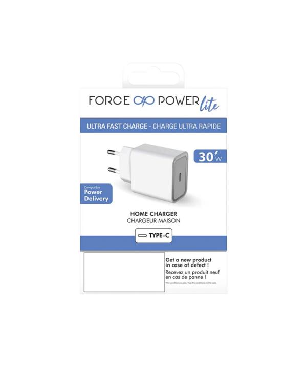 شارژر دیواری فورس مدل FPLICS1C30WPDW USB-C PD
