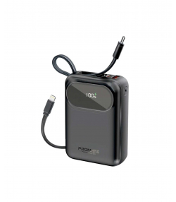 پاوربانک پرومیت مدل POWERPOD-20.BLK ظرفیت 20000 میلی آمپرساعت