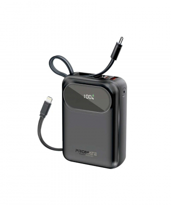 پاوربانک پرومیت مدل POWERPOD-20.BLK ظرفیت 20000 میلی آمپرساعت