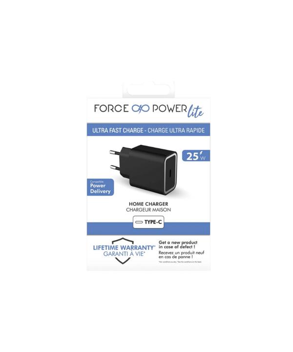 شارژر دیواری فورس مدل FPLICS1C25WPDB