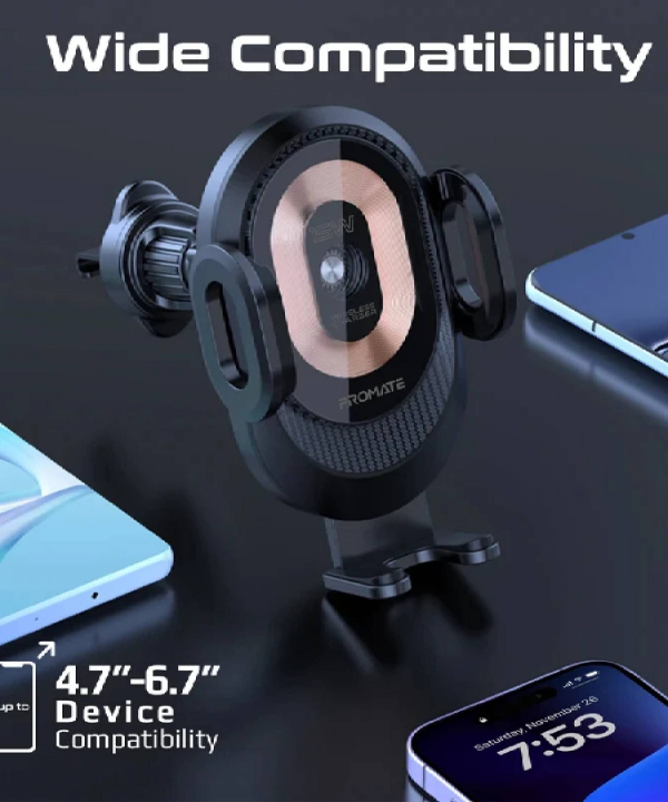شارژر بی سیم پرومیت مدل POWERMOUNT-2