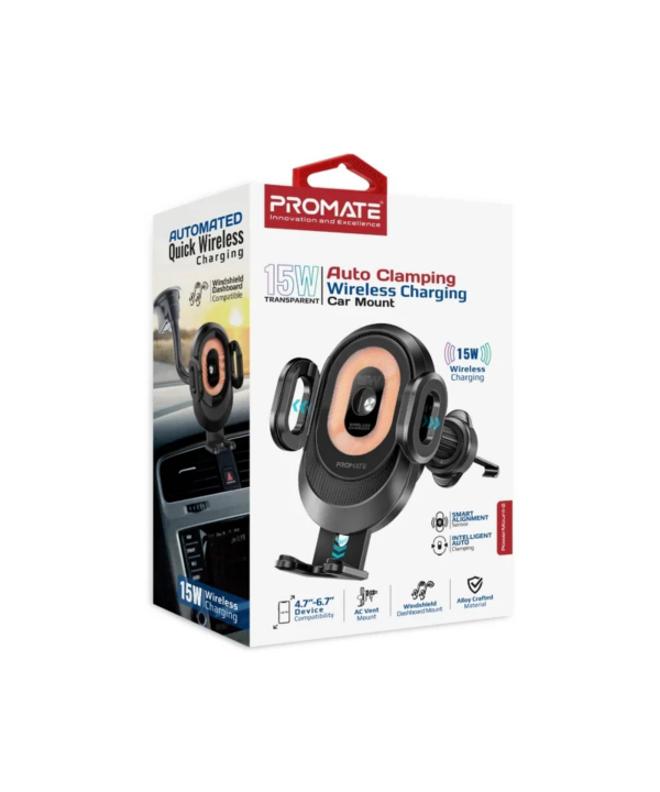 شارژر بی سیم پرومیت مدل POWERMOUNT-2
