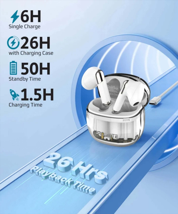 هدفون بی سیم پرومیت مدل TRANSPODS
