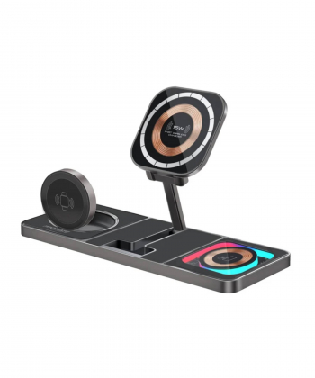 شارژر بی سیم پرومیت مدل AURASLATE-TRIO