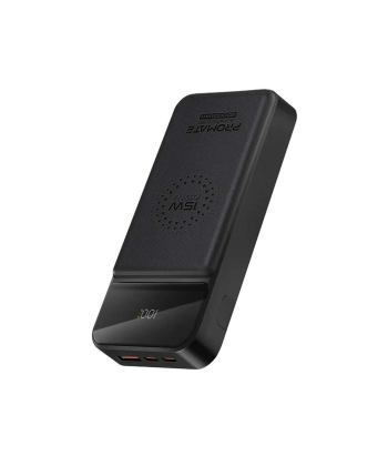 پاوربانک بی سیم پرومیت مدل AURATORQ-20.به ظرفیت 20000 میلی آمپر ساعت