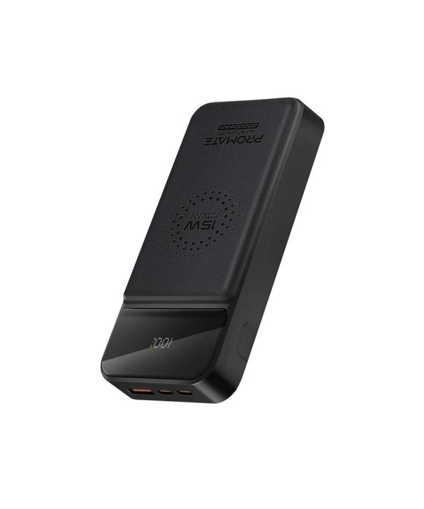 پاوربانک بی سیم پرومیت مدل AURATORQ-20.به ظرفیت 20000 میلی آمپر ساعت