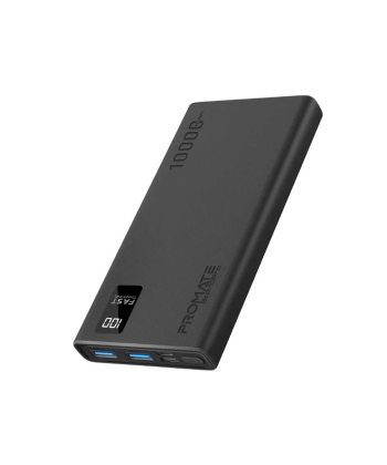 پاوربانک پرومیت مدل BOLT-10PRO.BLACK ظرفیت 10000 میلی آمپر ساعت