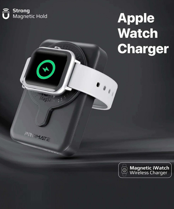 پاوربانک پرومیت مدل POWERMAG-DUO.BLACK به ظرفیت 10000 میلی آمپر ساعت
