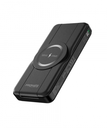 پاوربانک پرومیت مدل POWERPACK-FOLD به ظرفیت 10000 میلی آمپرساعت