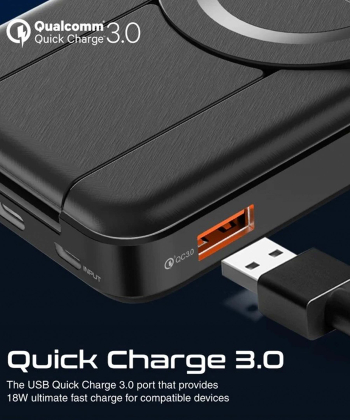 پاوربانک پرومیت مدل POWERPACK-FOLD به ظرفیت 10000 میلی آمپرساعت