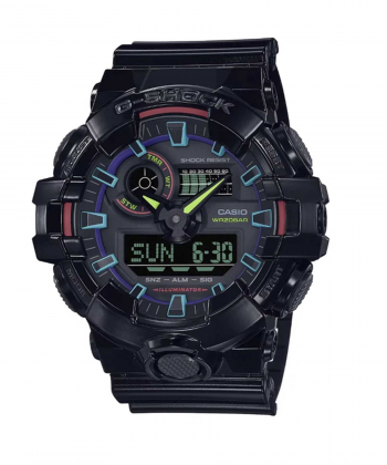 ساعت مچی مردانه  کاسیو Casio مدل GA-700RGB-1ADR