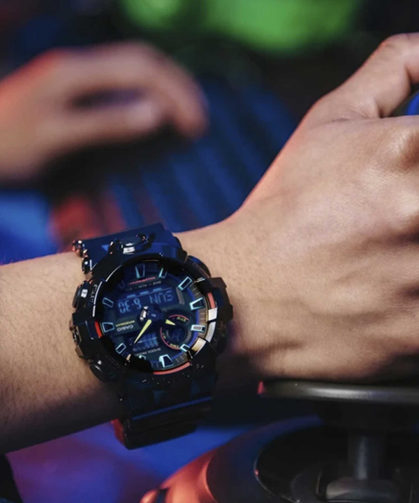 ساعت مچی مردانه  کاسیو Casio مدل GA-700RGB-1ADR