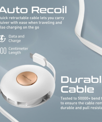 کابل تبدیل USB-C به USB-C/ microUSB / لایتنینگ پرومیت مدل QUIVER طول 1 متر